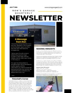  a. Summer Seasonal Service, Cooling System Performance, Battery Health, Tire Condition and Pressure, Brake Performance, Back-to-School Savings 