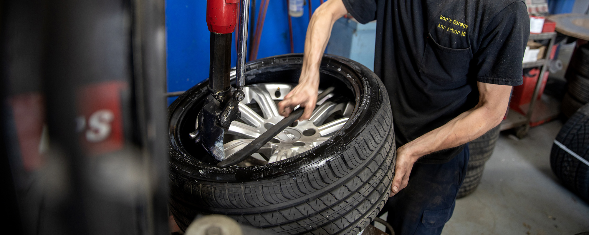 Ann Arbor auto repair 48104 Ron\'s Garage (734) 6628379 brake